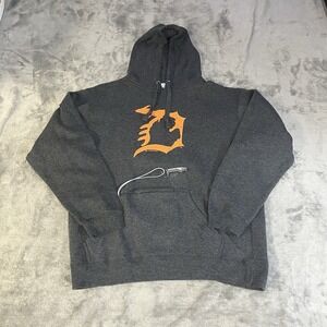 Michigan The Mitten Livnfresh Sweatshirt Tailgate Hoodie Large Detroit Tigers